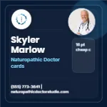 Blueprint Grid Authority Naturopathic Doctor 2x2 Square