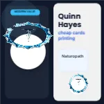 Editorial Slate Portrait Naturopathic Doctor 2x2 Square