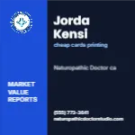 Metro Valuation Navy Naturopathic Doctor 2x2 Square