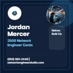 Blueprint Grid Authority Network Engineer 2x2 Square