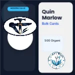 Editorial Slate Portrait Organic Farmer 2x2 Square