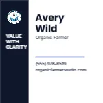 Equity Column Minimal Organic Farmer 2x2 Square