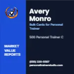 Metro Valuation Navy Personal Trainer 2x2 Square