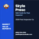 Metro Valuation Navy Pest Inspector 2x2 Square