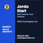 Metro Valuation Navy Pool Designer 2x2 Square