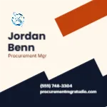 Angled Copper Strata Procurement Manager 2x2 Square