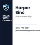 Equity Column Minimal Procurement Manager 2x2 Square