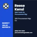 Metro Valuation Navy Procurement Manager 2x2 Square