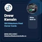 Blueprint Grid Authority Rideshare Fleet Owner 2x2 Square