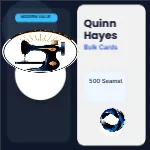 Editorial Slate Portrait Seamstress 2x2 Square