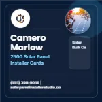 Blueprint Grid Authority Solar Panel Installer 2x2 Square