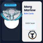 Editorial Slate Portrait Taxidermist 2x2 Square