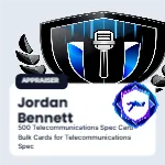 Cornerstone Photo Chip Telecommunications Specialist 2x2 Square