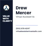 Equity Column Minimal Virtual Assistant Va 2x2 Square