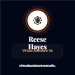 Monogram Summit Black Virtual Assistant Va 2x2 Square