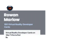 Skyline Band Modern Virtual Reality Developer 2x2 Square