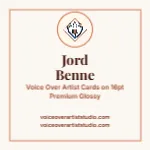Ivory Crest Luxury Voice Over Artist 2x2 Square