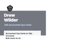 Skyline Band Modern Accountant Cpa 2x2