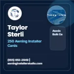 Blueprint Grid Authority Awning Installer 2x2