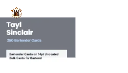 Skyline Band Modern Bartender 2x2