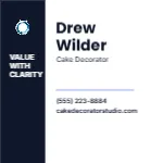 Equity Column Minimal Cake Decorator 2x2