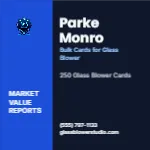 Metro Valuation Navy Glass Blower 2x2