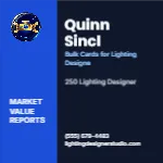 Metro Valuation Navy Lighting Designer 2x2