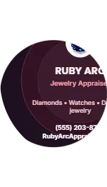 Jewelry Modern Concentric Ruby