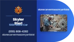 Horizontal Apartment Leasing Agent01 7 Stone Carver Masonry Artist 3 5x1 75 Half Circle