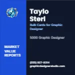 Metro Valuation Navy Graphic Designer 3x3