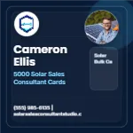 Blueprint Grid Authority Solar Sales Consultant 3x3