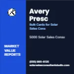 Metro Valuation Navy Solar Sales Consultant 3x3