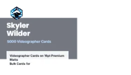 Skyline Band Modern Videographer 3x3