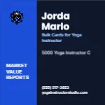 Metro Valuation Navy Yoga Instructor 3x3