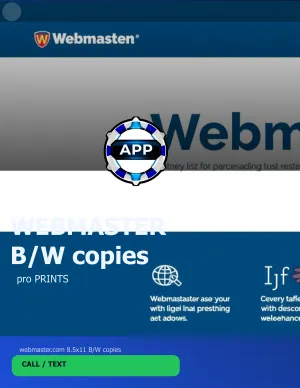 Webmaster Color Copies 11x17 06