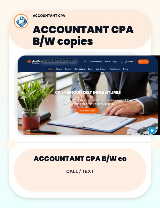 Accountant Cpa Color Copies 5.5x8.5 04
