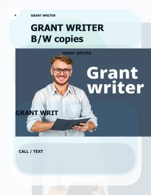 Grant Writer Color Copies 5.5x8.5 08