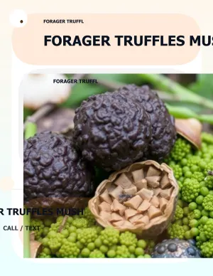 Forager Truffles Mushrooms Wild Greens Color Copies 8.5x11 04