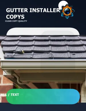 Gutter Installer Color Copies 8.5x11 10