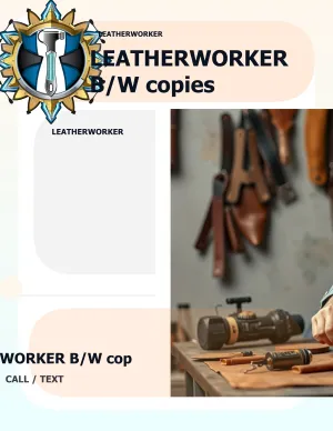 Leatherworker Color Copies 8.5x11 09