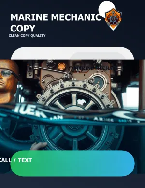 Marine Mechanic Color Copies 8.5x11 10