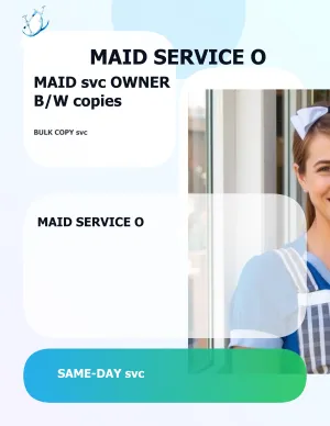 Maid Service Owner Color Copies 8.5x14 07