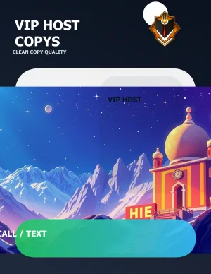 Vip Host Color Copies 8.5x14 10