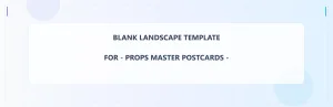 Props Master Blank Front 2.75x8.5 Landscape