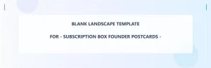 Subscription Box Founder Blank Front 2.75x8.5 Landscape