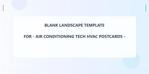 Air Conditioning Tech Hvac Blank Front 2x4 Landscape