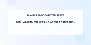 Apartment Leasing Agent Blank Front 2x4 Landscape