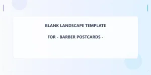 Barber Blank Front 2x4 Landscape