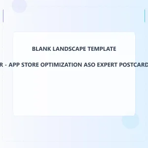 App Store Optimization Aso Expert Blank Front 3x3 Landscape