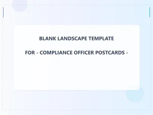 Compliance Officer Blank Front 3x4 Landscape